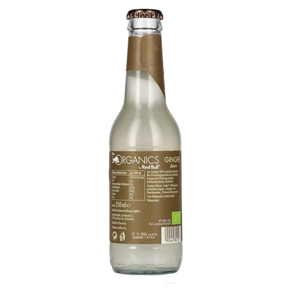 Red Bull Organics by Red Bull GINGER Beer 0,25 l