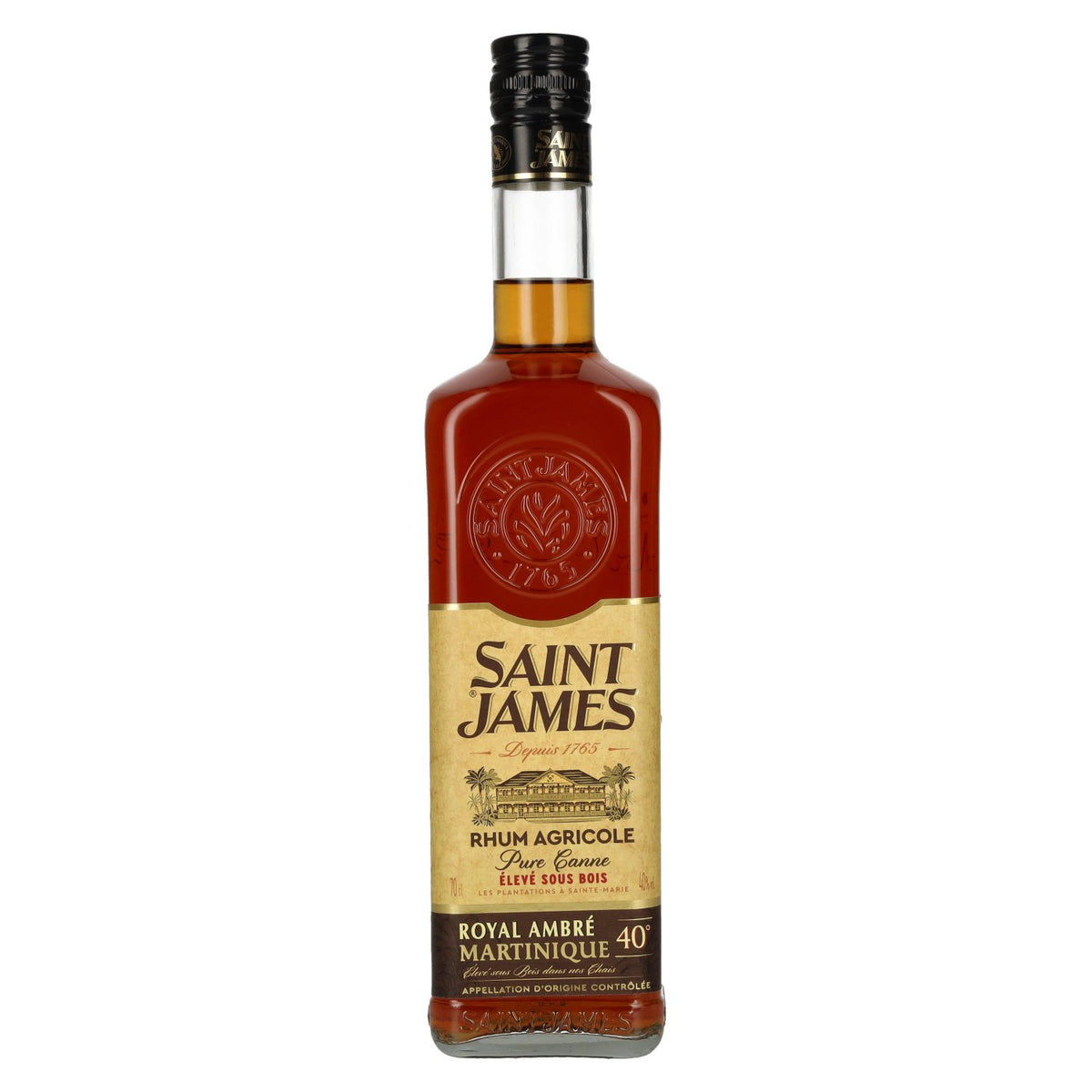 Saint James ROYAL AMBRÈ Rhum agricole 40 % vol. 0,7 l