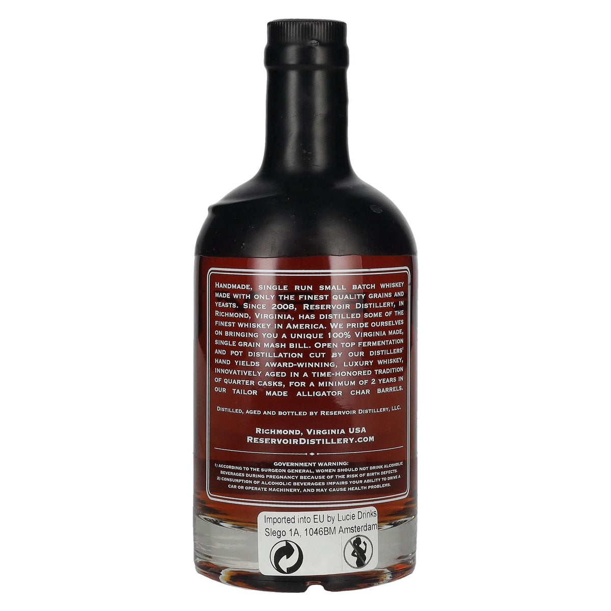 Reservoir Virginia Bourbon Whiskey Batch 1 Year 2024 50% Vol. 0,7l