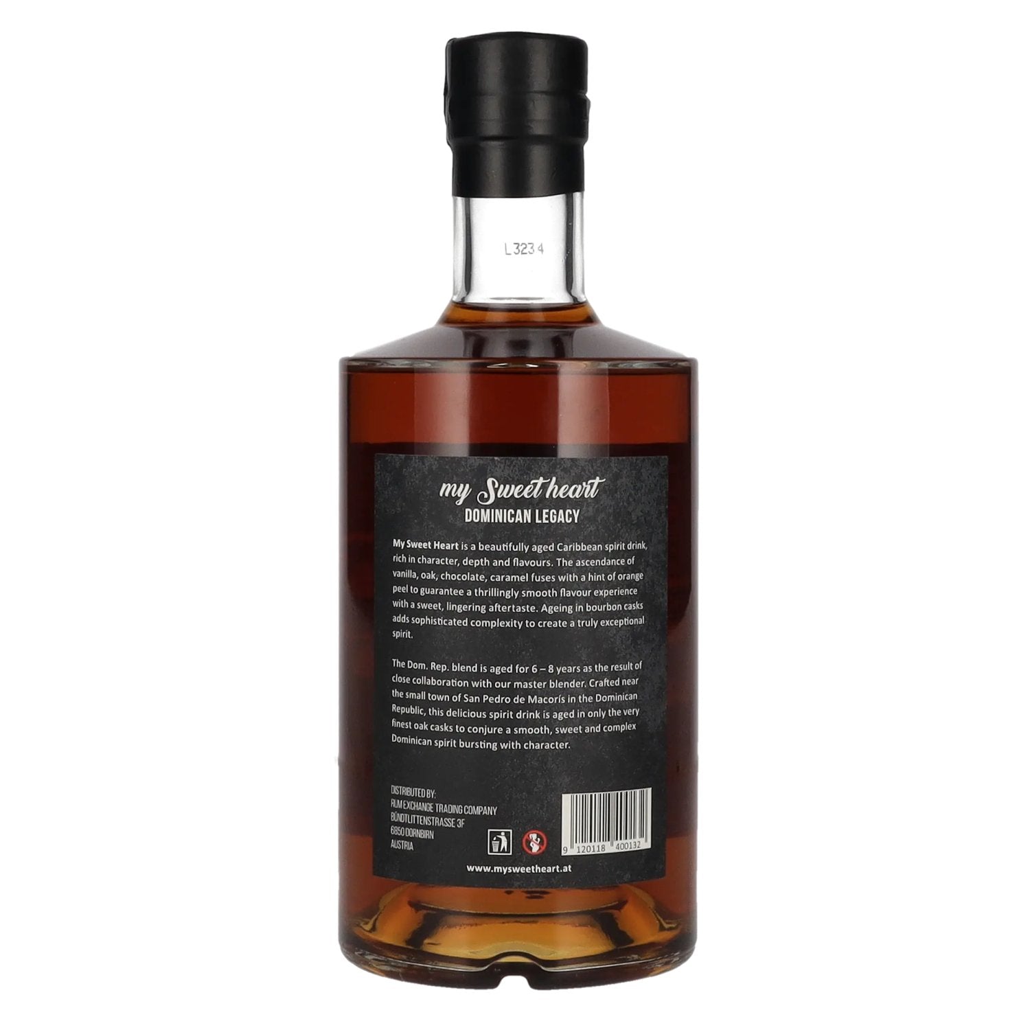 My Sweet Heart Dominican Legacy Vanilla &amp; Marzipan 40% vol. 0,7l