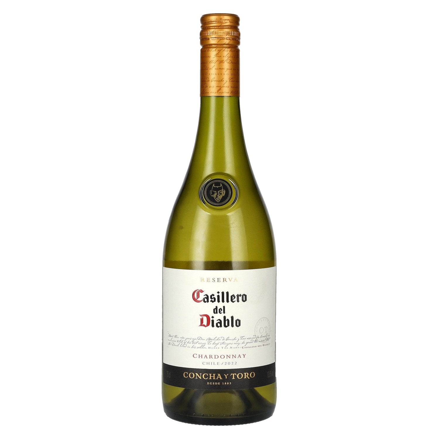 Concha y Toro Casillero del Diablo CHARDONNAY Reserva 2022 13.5% ABV 0.75l