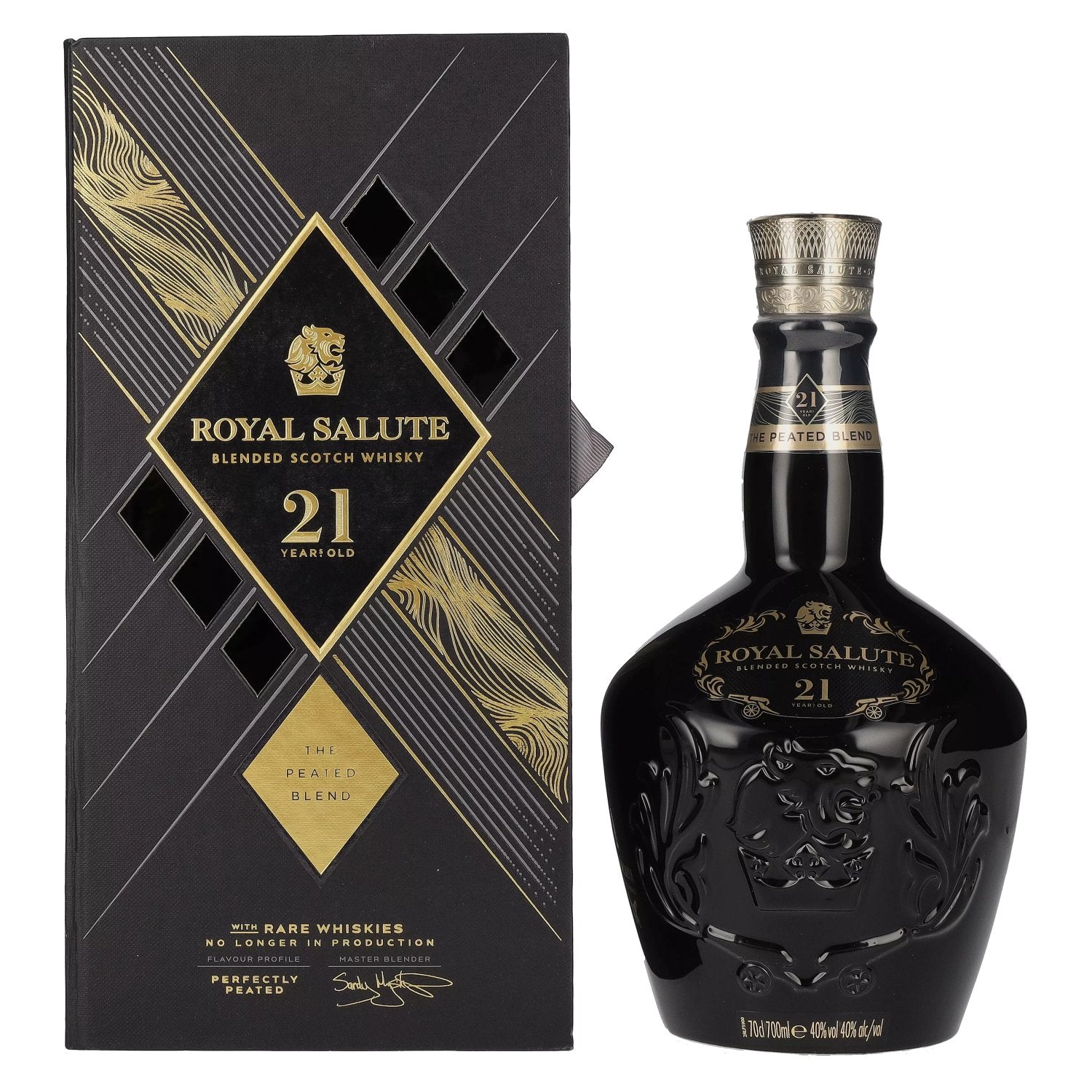 Royal Salute 21 Years Old THE PEATED BLEND 40% Vol. 0,7l in geschenkverpakking