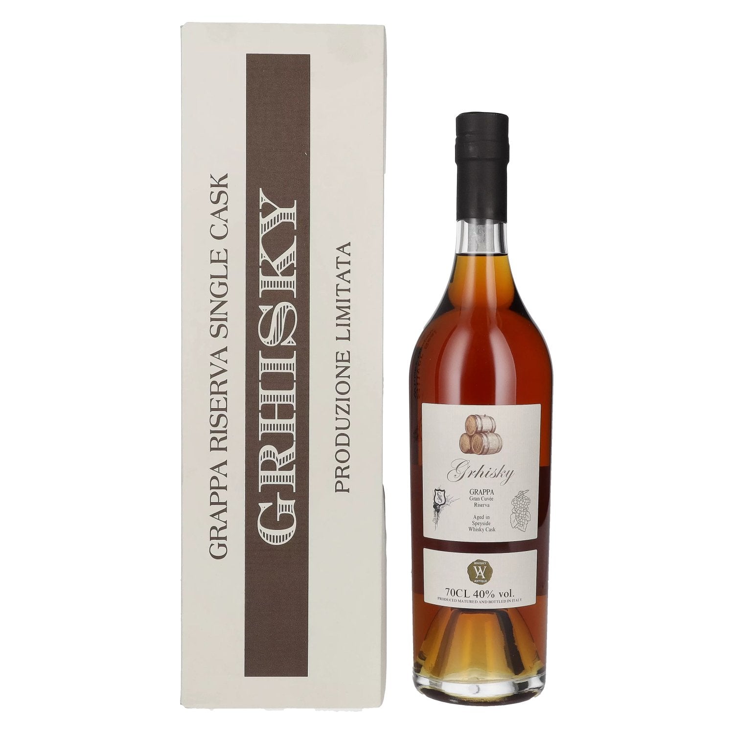 Silver Seal Grappa Riserva Single Speyside Whisky Cask 2023 40% Vol. 0,7l in geschenkverpakking