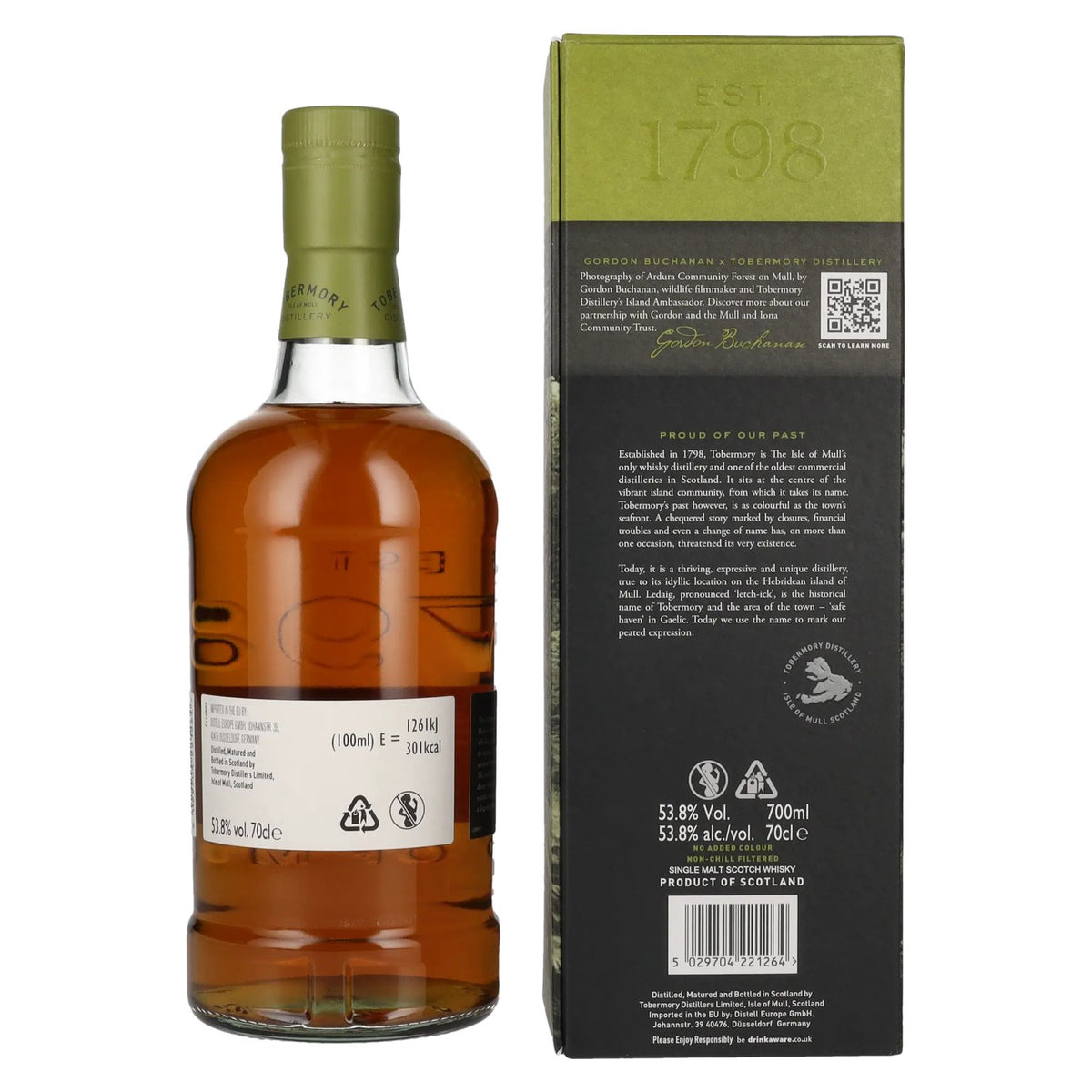 Ledaig Triple Wood Single Malt Scotch Whisky Limited Edition 53,8% vol. 0,7 l in geschenkverpakking