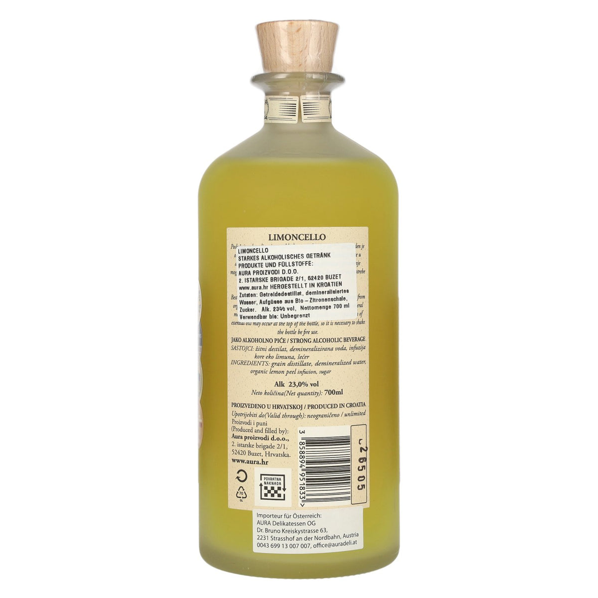 Aura LIMONCELLO 23% Vol. 0,7l