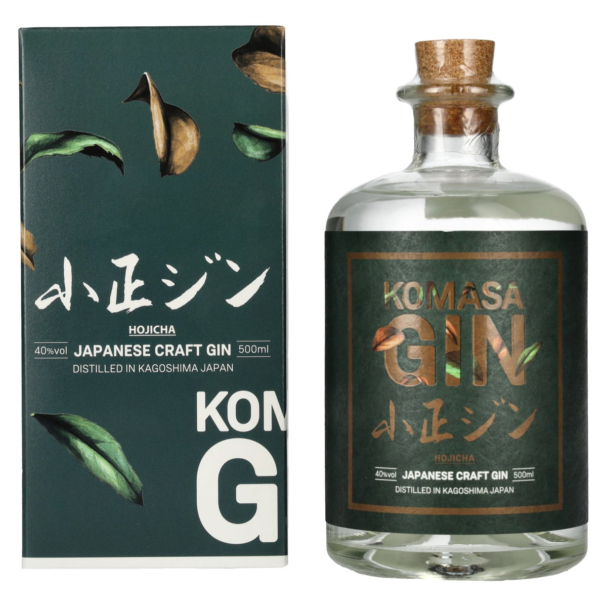 Komasa Gin HOJICHA 40% Vol. 0,5l in Geschenkbox