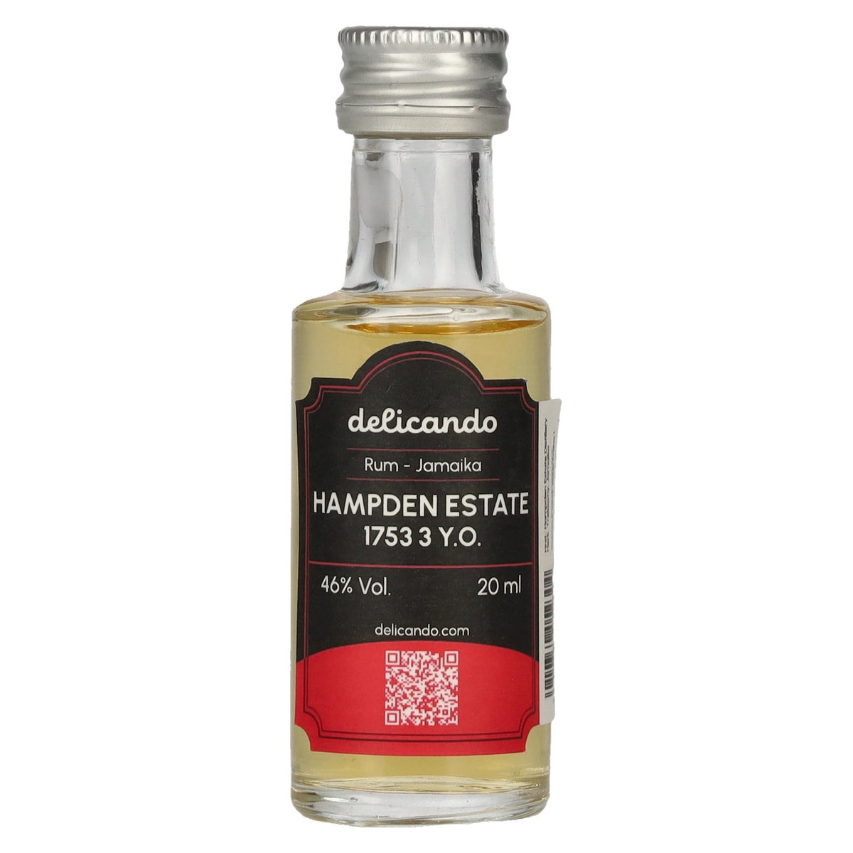 Hampden Estate 1753 3 Years Old Pure Single Jamaican Rum 46% Vol. 0,02l