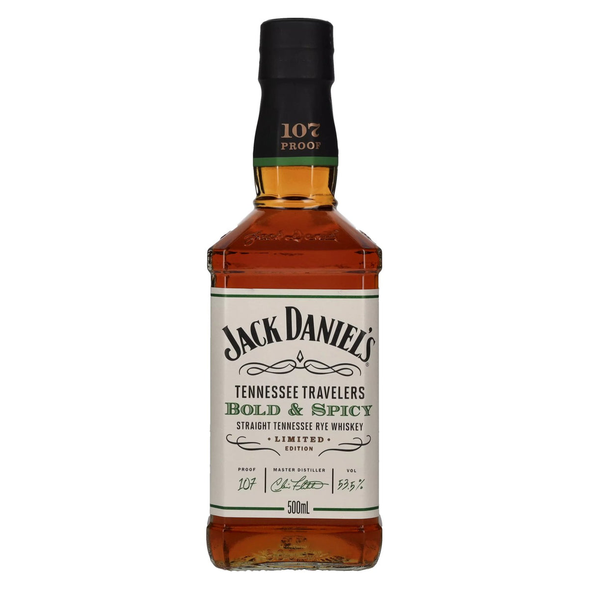 Jack Daniel's Tennessee Travelers BOLD &amp; SPICY Limited Edition 53,5% vol. 0,5 l