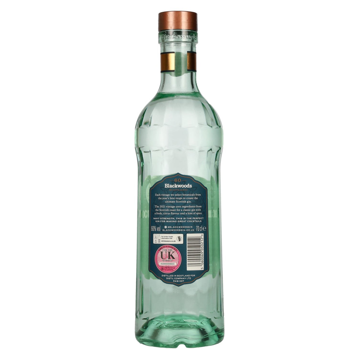 Blackwoods Vintage Gin Navy Strength 60% Vol. 0,7l
