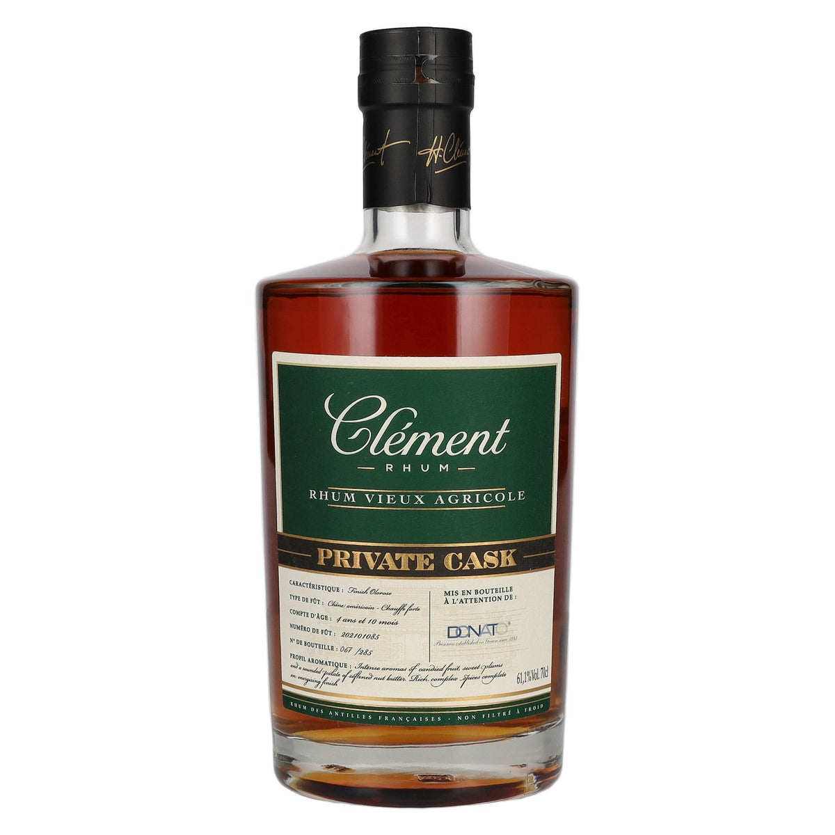 Clément Rhum Vieux Agricole PRIVATE CASK Oloroso 61,1% Vol. 0,7l