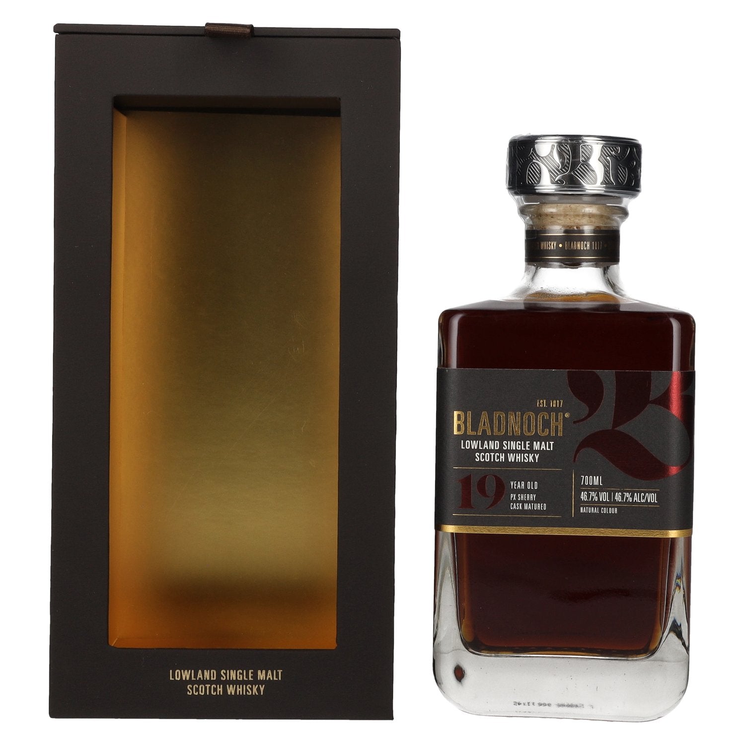 Bladnoch 19 Years Old Lowland Single Malt Annual Release 46,7% Vol. 0,7l in Geschenkbox