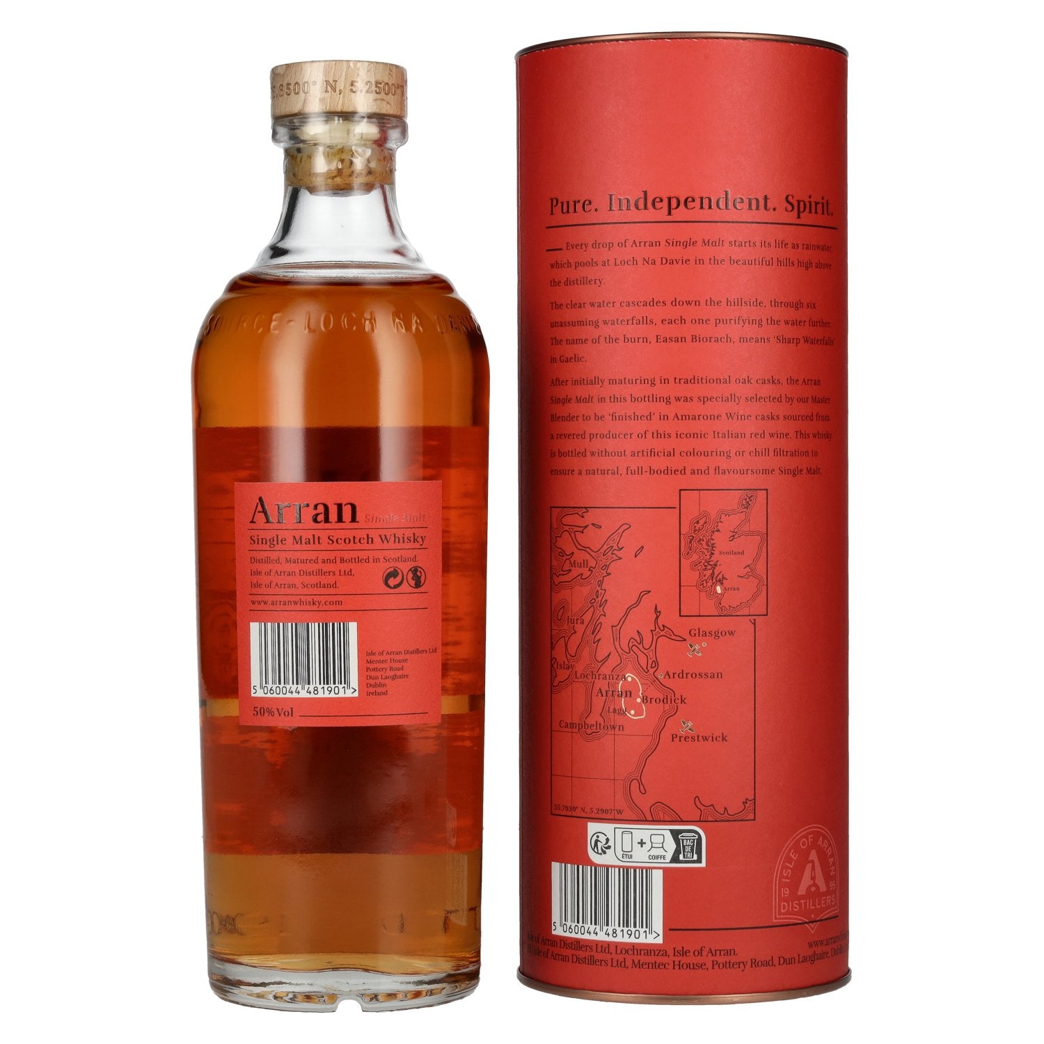 Arran Single Malt Scotch AMARONE CASK FINISH 50% vol. 0,7l en boîte cadeau