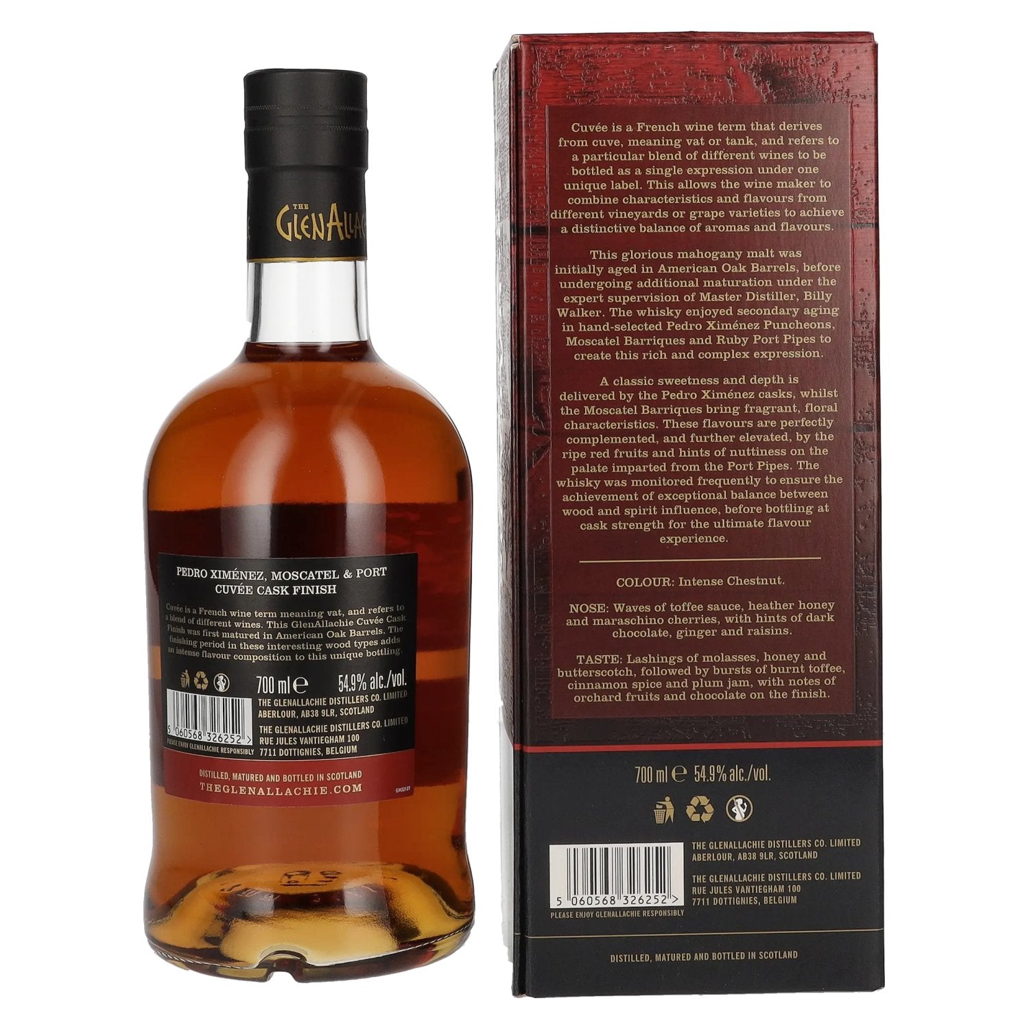 The GlenAllachie 10 Years Old Cuvée Cask Finish 2012 54,9% Vol. 0,7l in geschenkverpakking