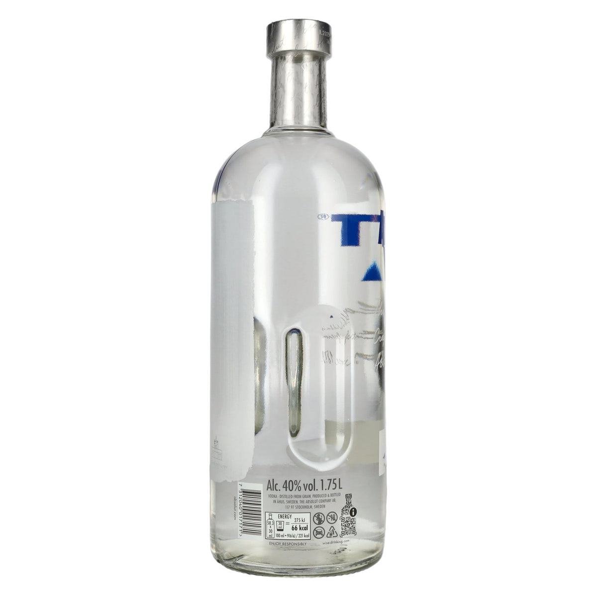 Absolut Vodka 40% ABV 1.75 litres