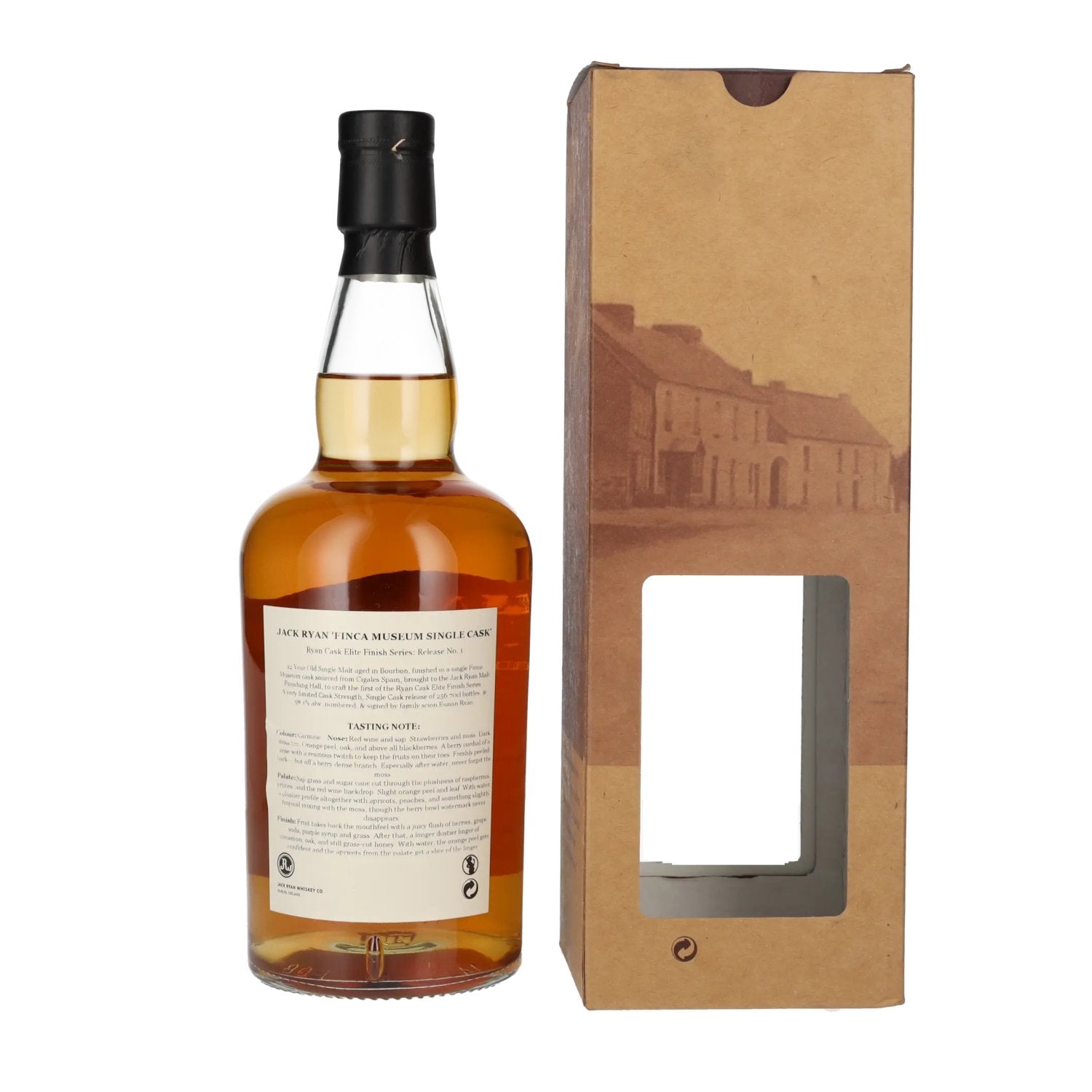 Jack Ryan 12 Years Old FINCA MUSEUM RIOJA Single Malt Irish Whiskey 58,1% Vol. 0,7l in Geschenkbox