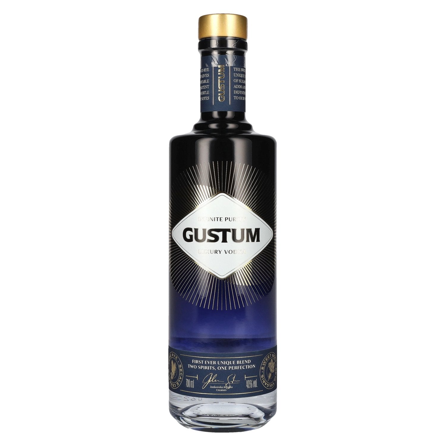 Gustum Luxury Infinite Purity Vodka 40% Vol. 0,7l