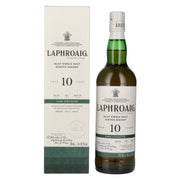 Laphroaig 10 Years Old Cask Strength Batch 17 58,3% Vol. 0,7l en boîte cadeau