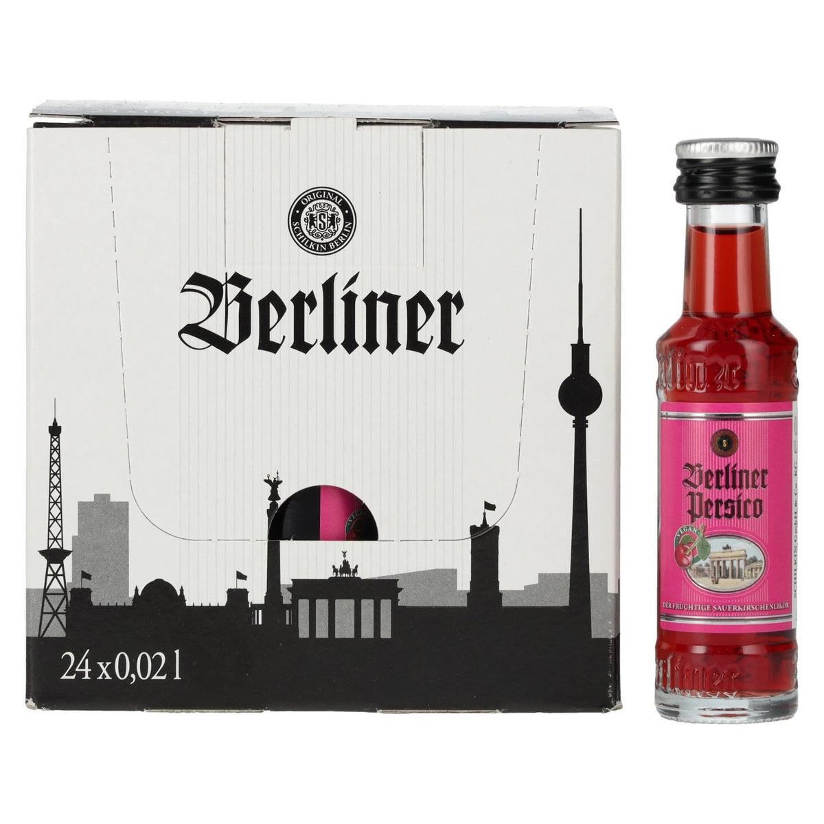 Berliner Persico Liqueur de griottes 16% Vol. 24x0,02l