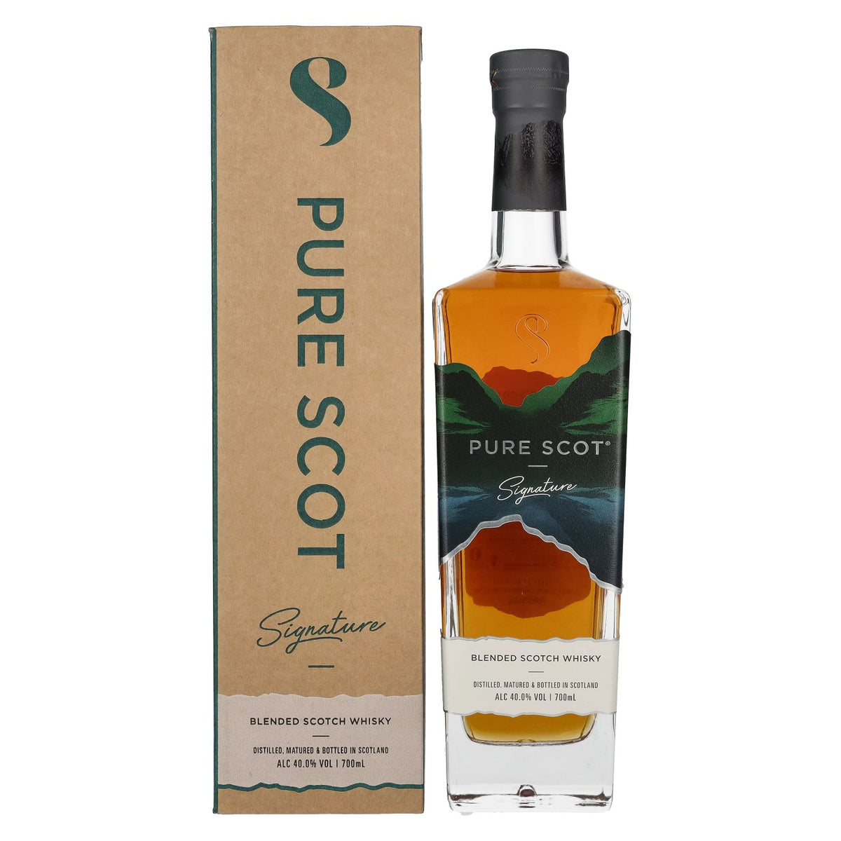 Bladnoch Pure Scot Blended Scotch Whisky 40% Vol. 0,7l in geschenkverpakking
