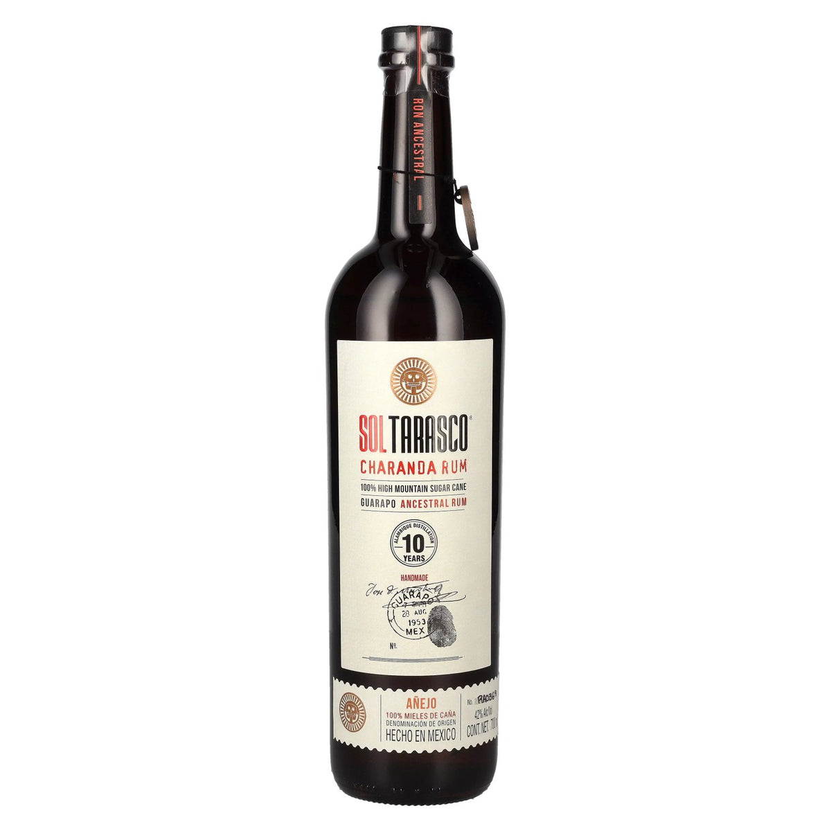 Sol Tarasco 10 Years Old AÑEJO Charanda Rum 42% vol. 0,7 l