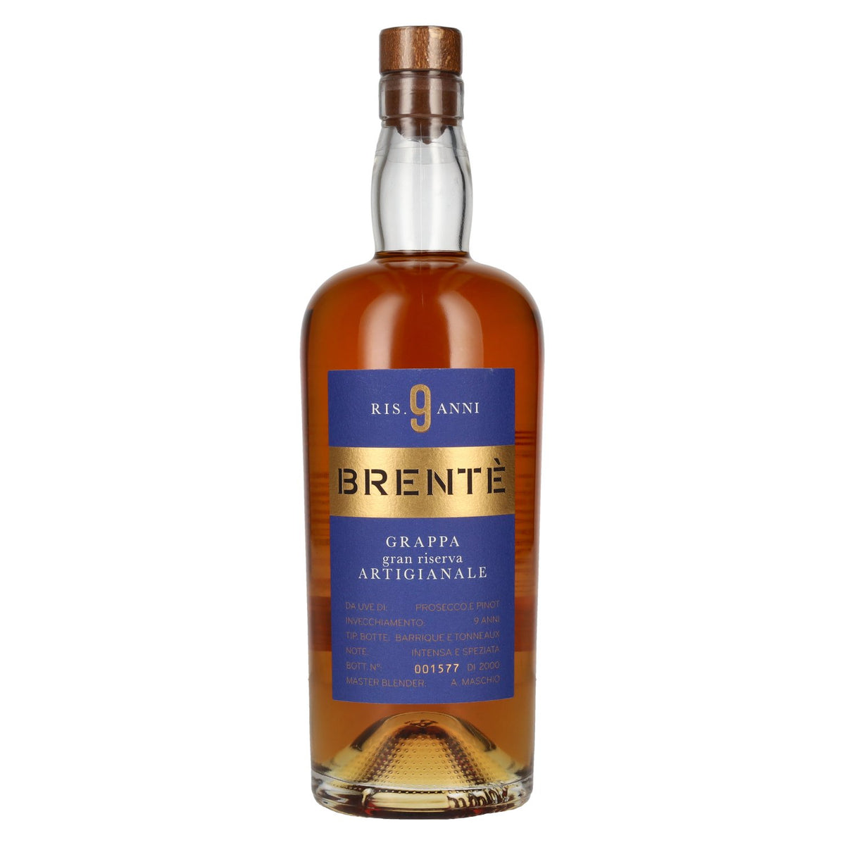 Maschio Beniamino BRENTÈ CUVÉE 9 Anni Gran Riserva Grappa 42% Vol. 0,7l