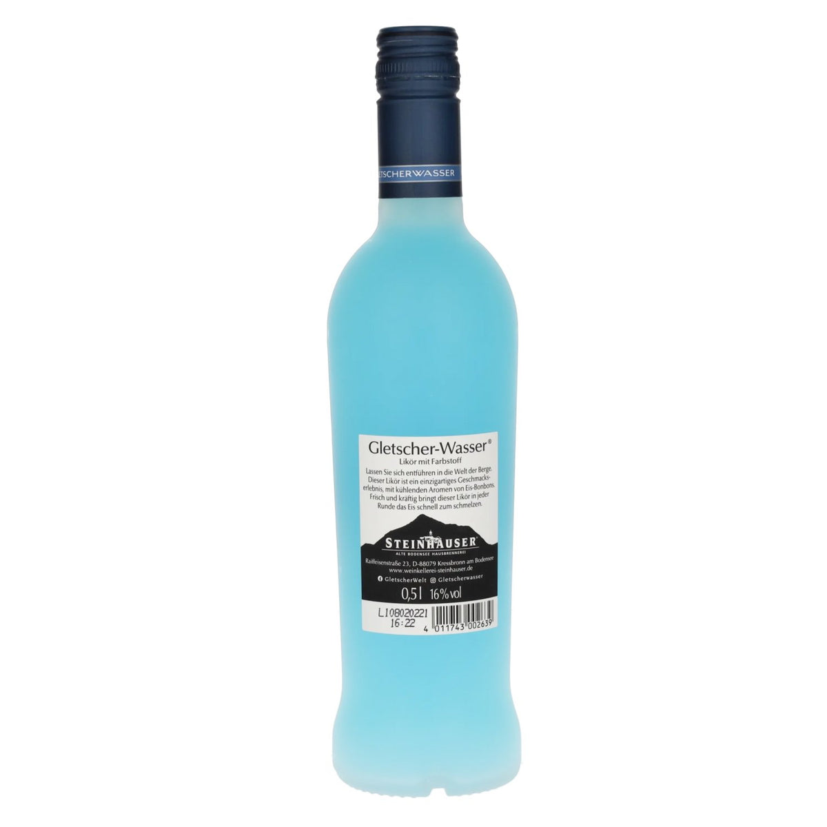 Steinhauser gletsjerwaterlikeur 16% vol. 0,5 l