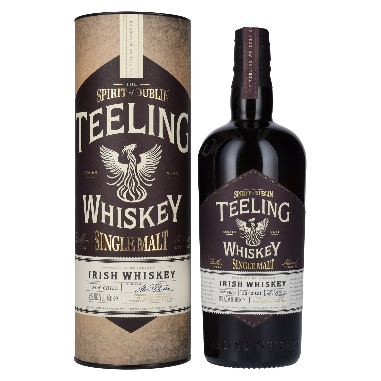 Teeling Whiskey SINGLE MALT Irish Whiskey 46% Vol. 0,7l in geschenkverpakking