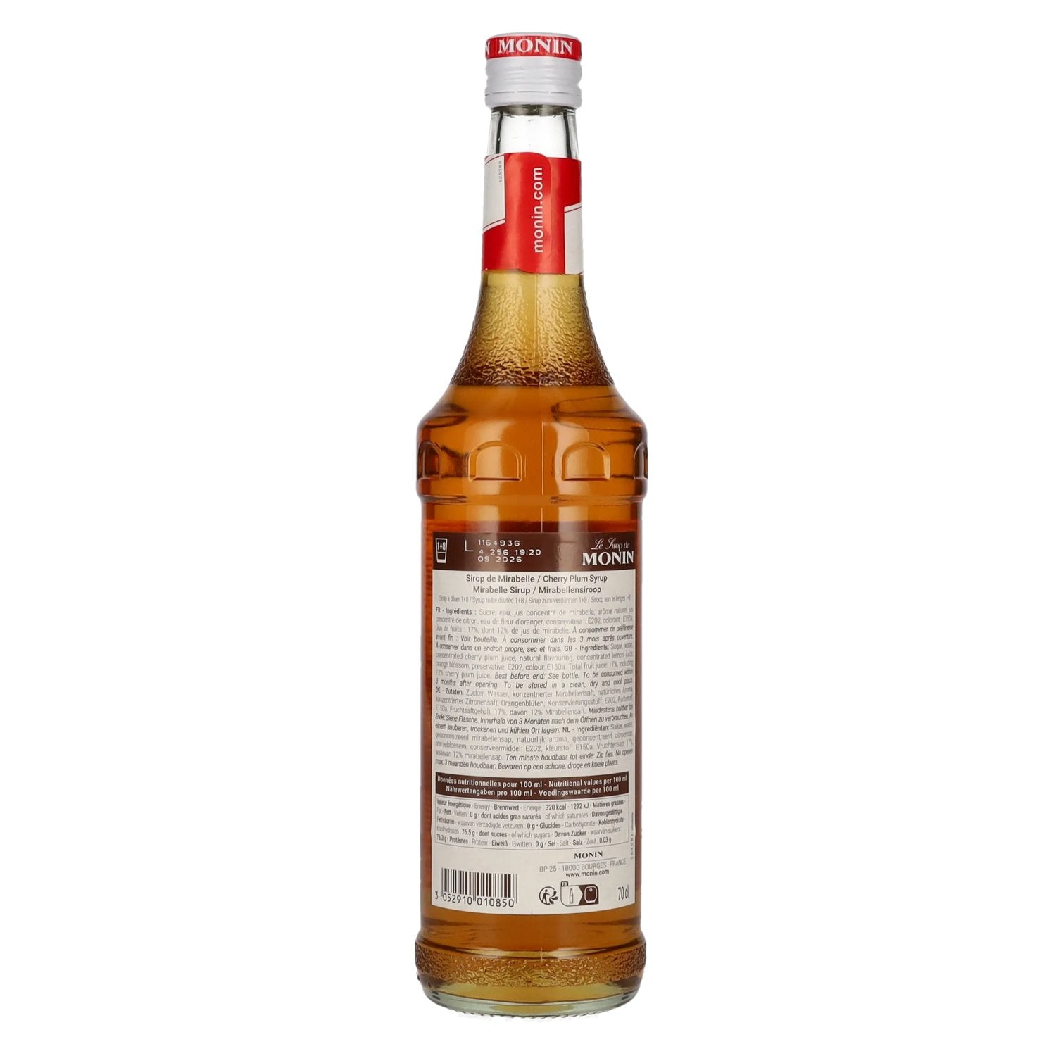 Le Sirop de Monin MIRABELLE 0,7l