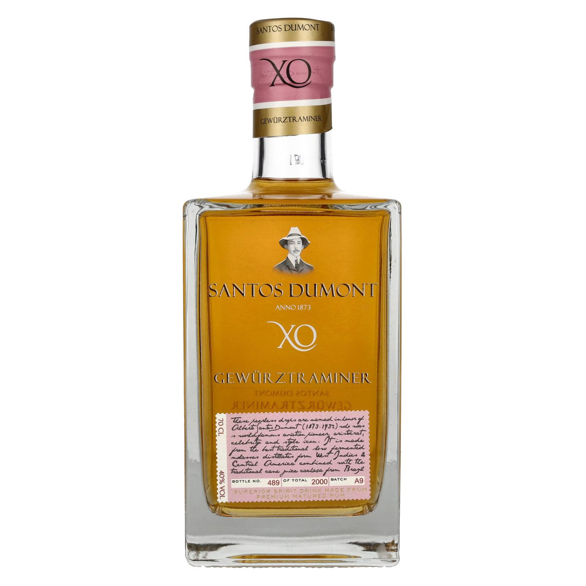 Santos Dumont XO Gewürztraminer Superior Spirit Drink 40 % vol. 0,7 l