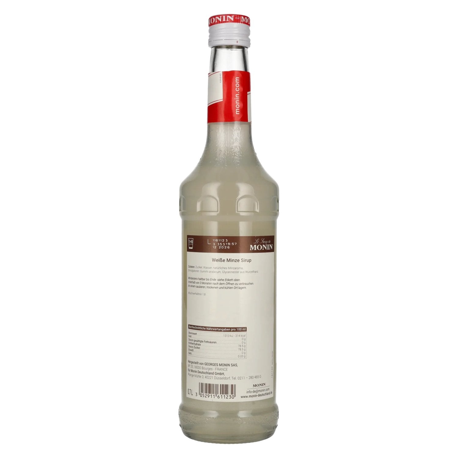 Le Sirop de Monin WHITE MINT 0,7l