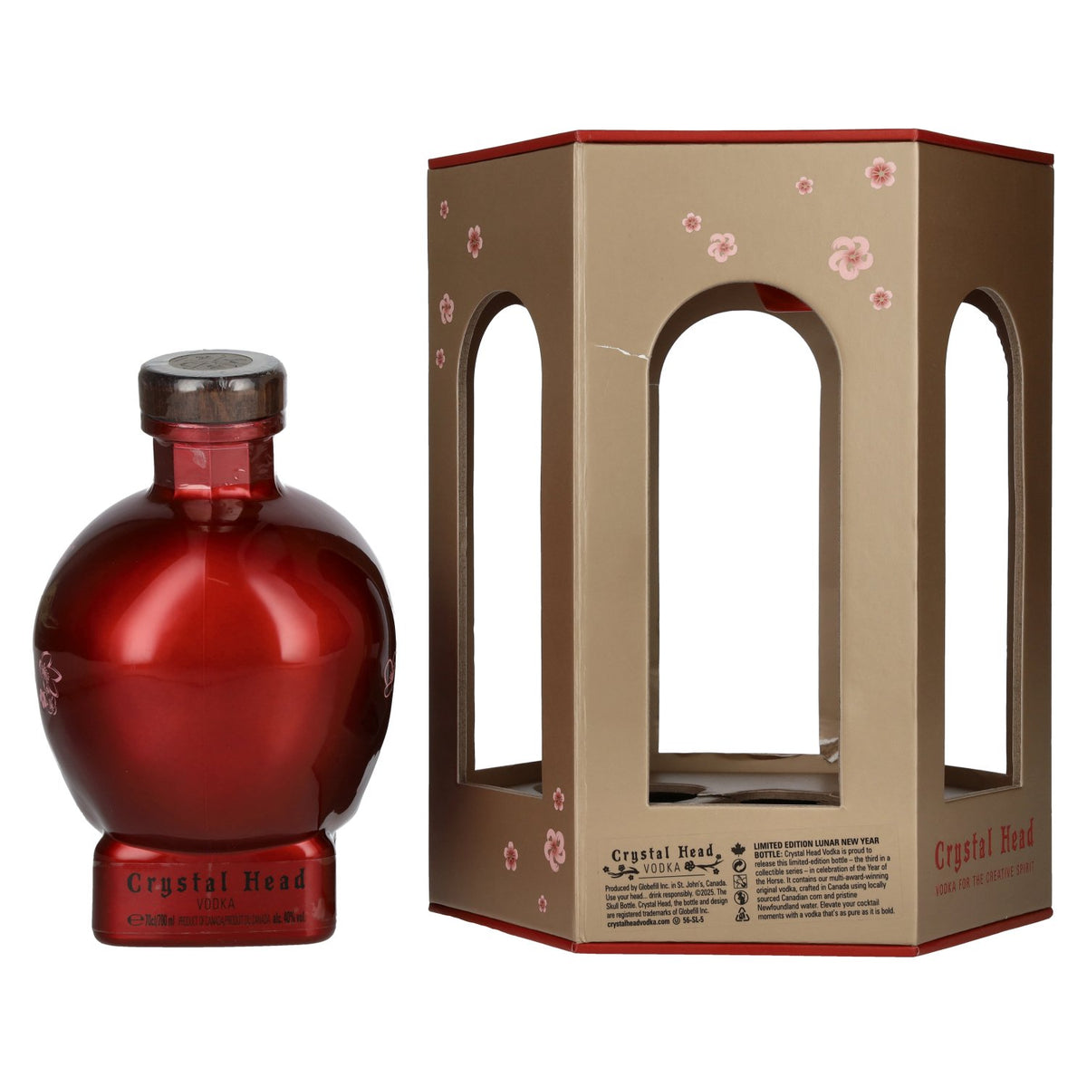 Crystal Head Vodka Lunar Year HORSE Limited Edition 40% vol. 0.7 l in a gift box