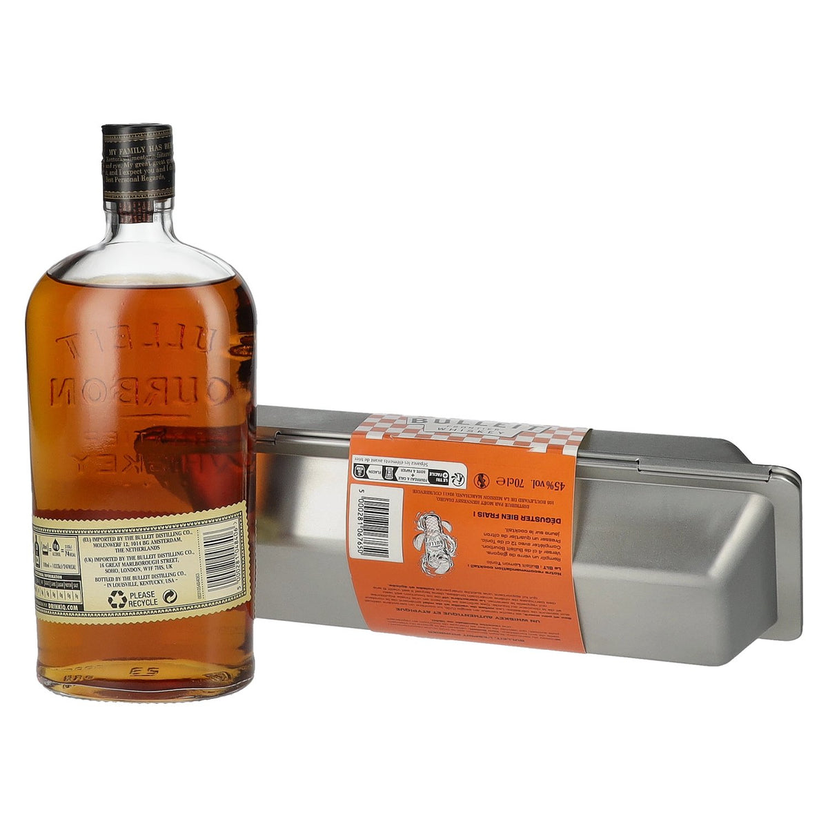 Bulleit Bourbon 10 Years Old FRONTIER WHISKEY 45,6% vol. 0,7l en lunch box