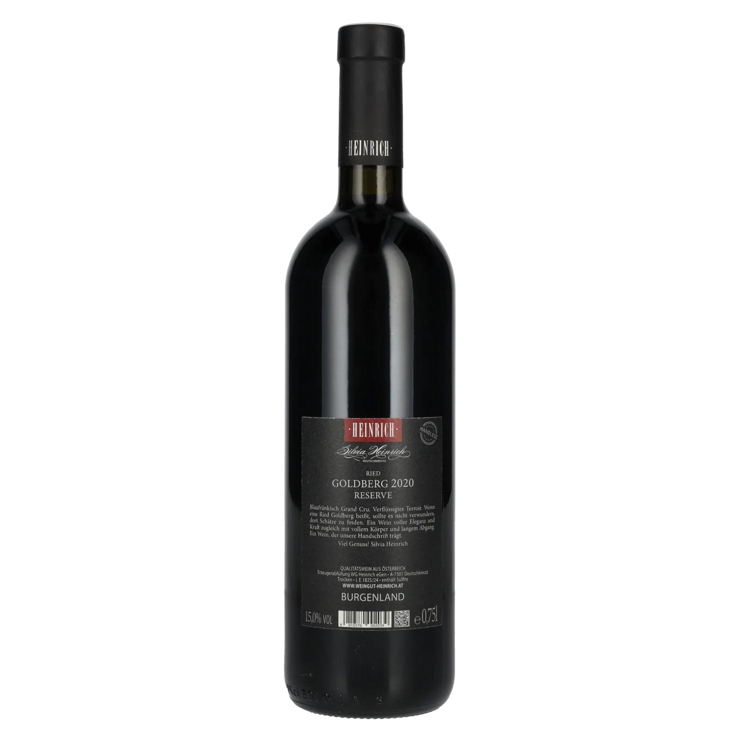 Heinrich Goldberg Ried Reserve 2021 14,5% Vol. 0,75l