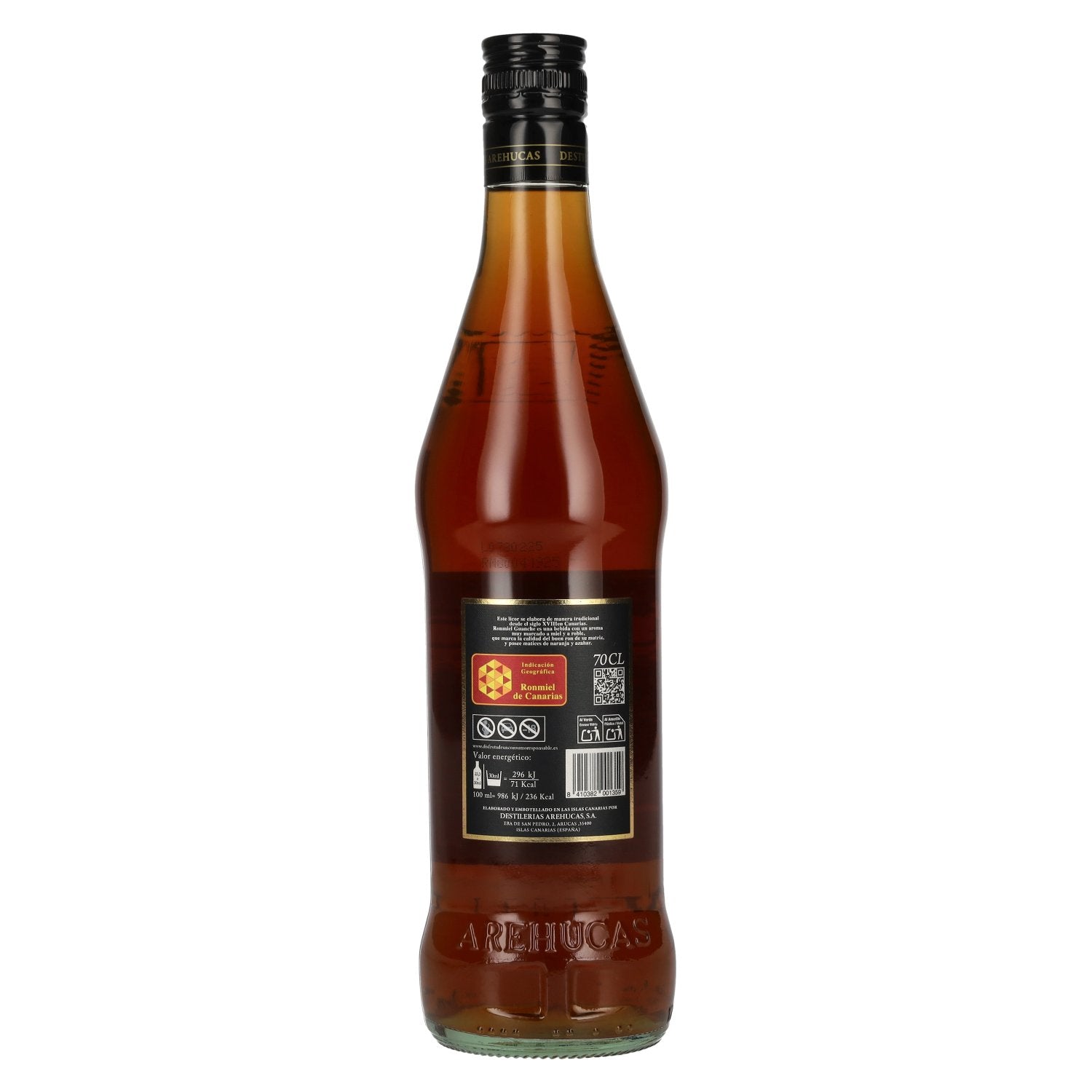 Liqueur de rhum au miel Guanche d'Arehuca, 20 % vol., 0,7 l