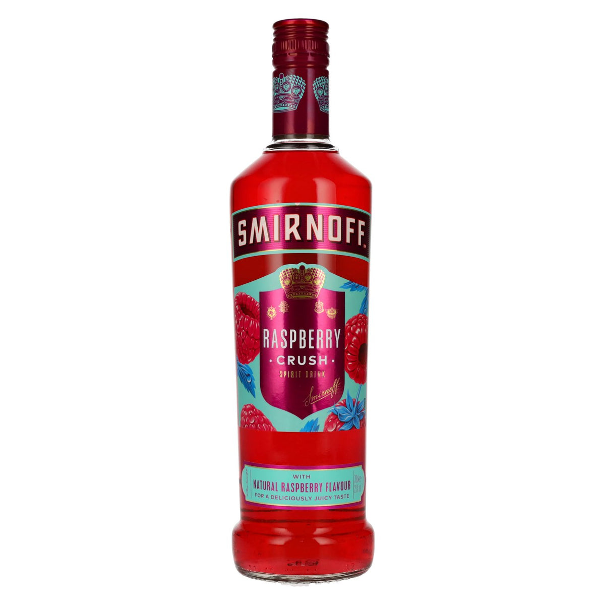 Smirnoff Vodka RASPBERRY CRUSH Spirit Drink 25% ABV 0.7l
