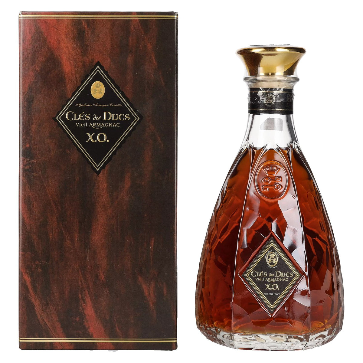 Clés des Ducs Vieil Armagnac X.O. 40% vol. 0,7l en coffret cadeau