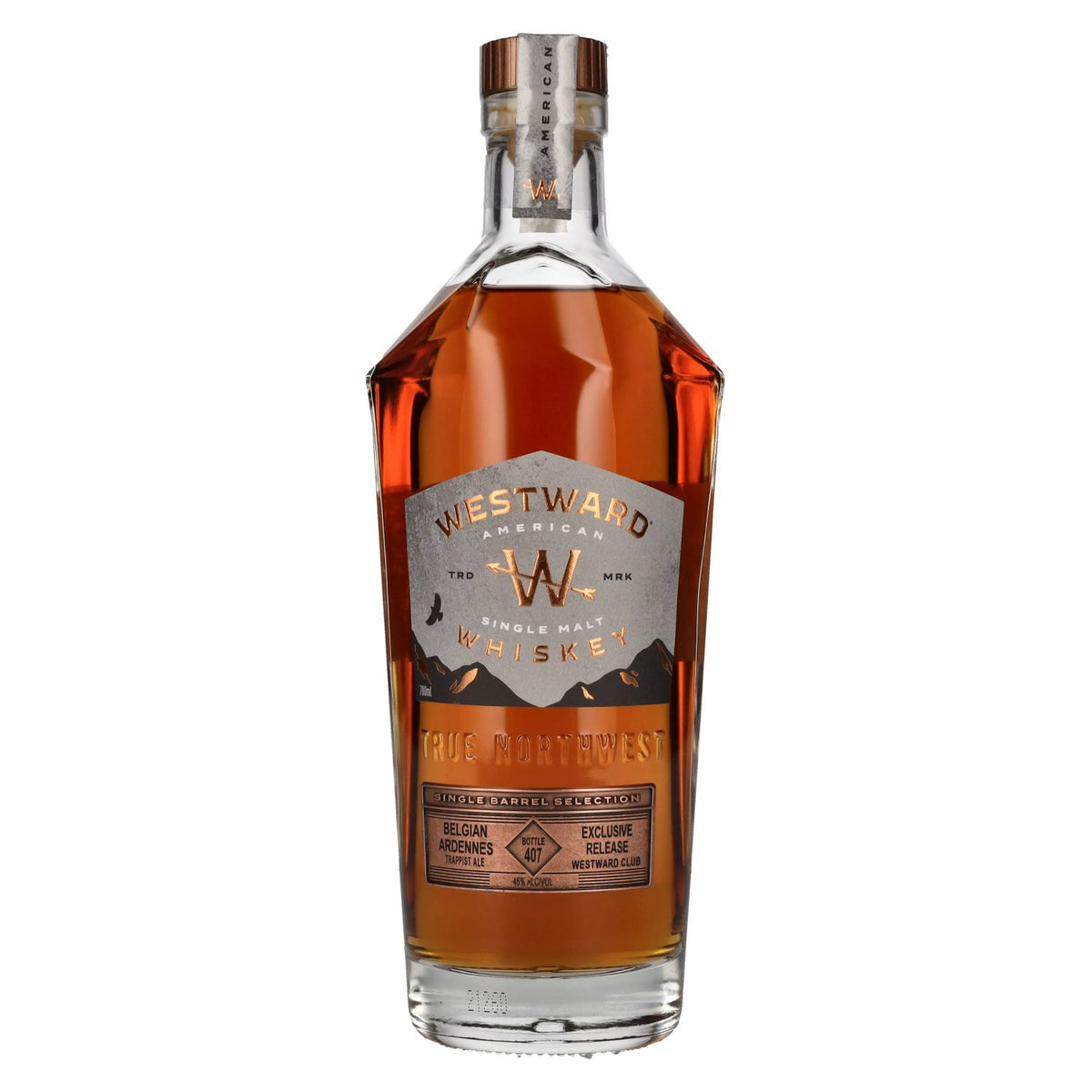 Westward Single Barrel Selection BELGIAN ARDENNES 45 % vol. 0,7 l