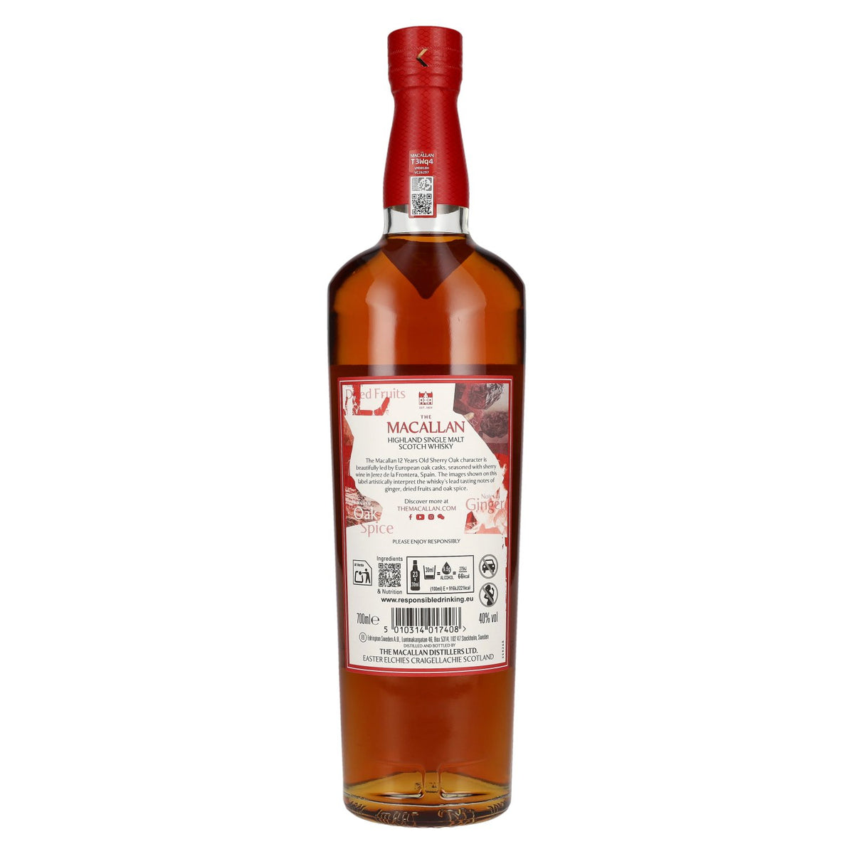 The Macallan 12 Years Old SHERRY OAK CASK 40% vol. 0.7 l