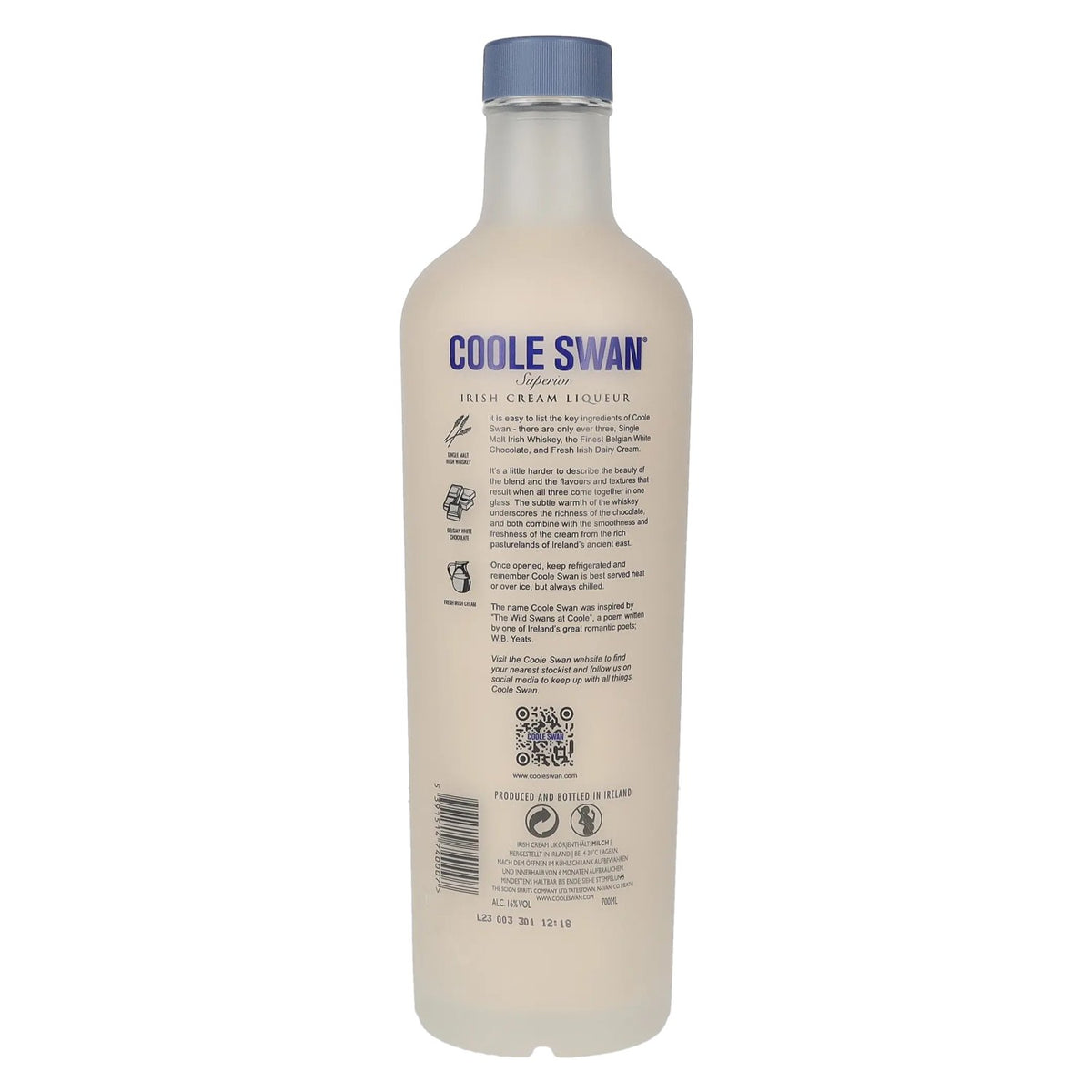 Coole Swan Irish Cream Likeur 16% vol. 0,7 l