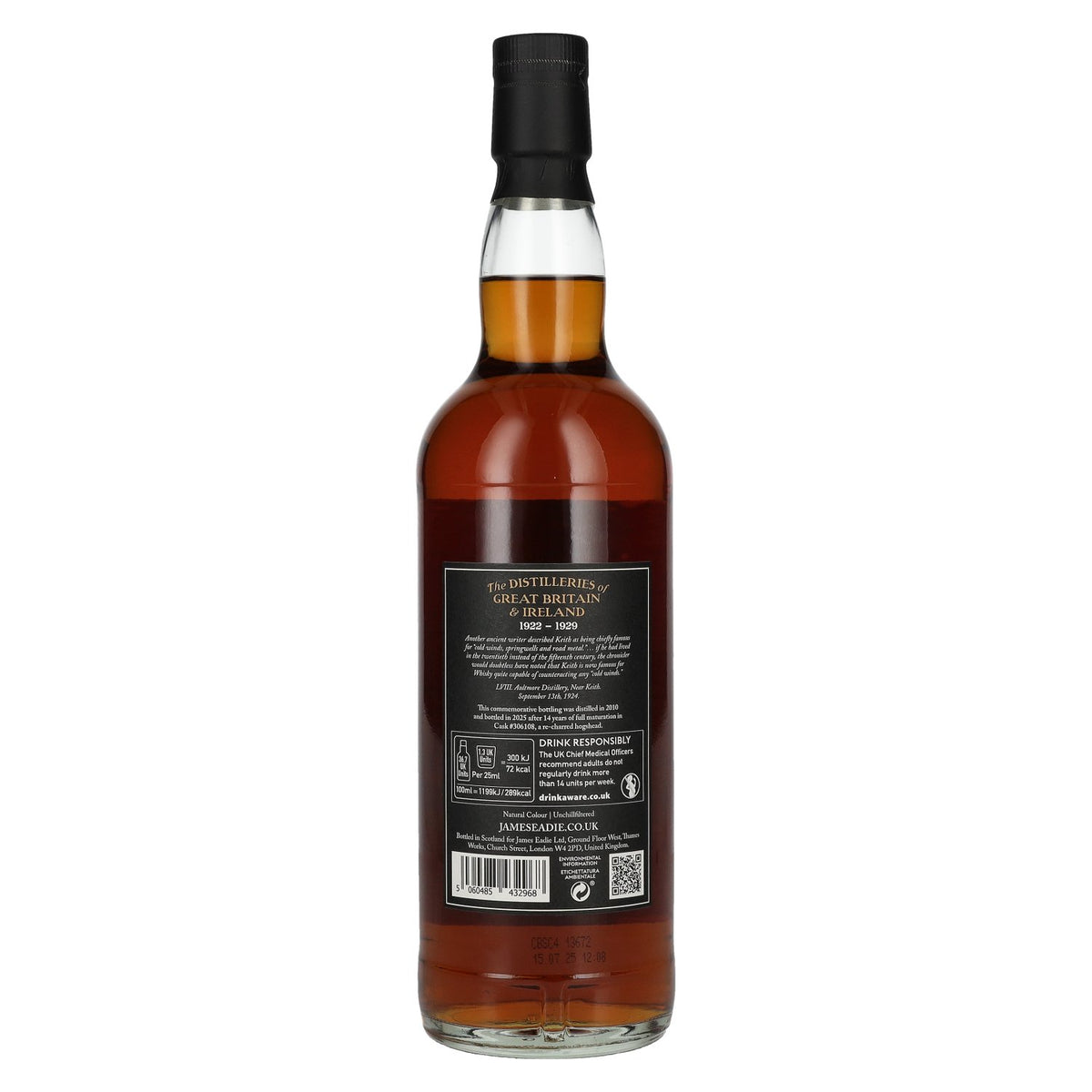 James Eadie Aultmore Single Malt 14 ans d'âge #306108 52,4 % vol. 0,7 l