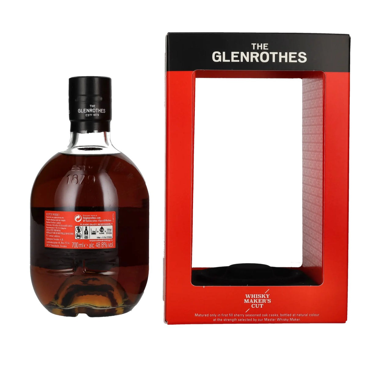 The Glenrothes Maker's Cut 48,8 % vol., 0,7 l, dans un coffret cadeau