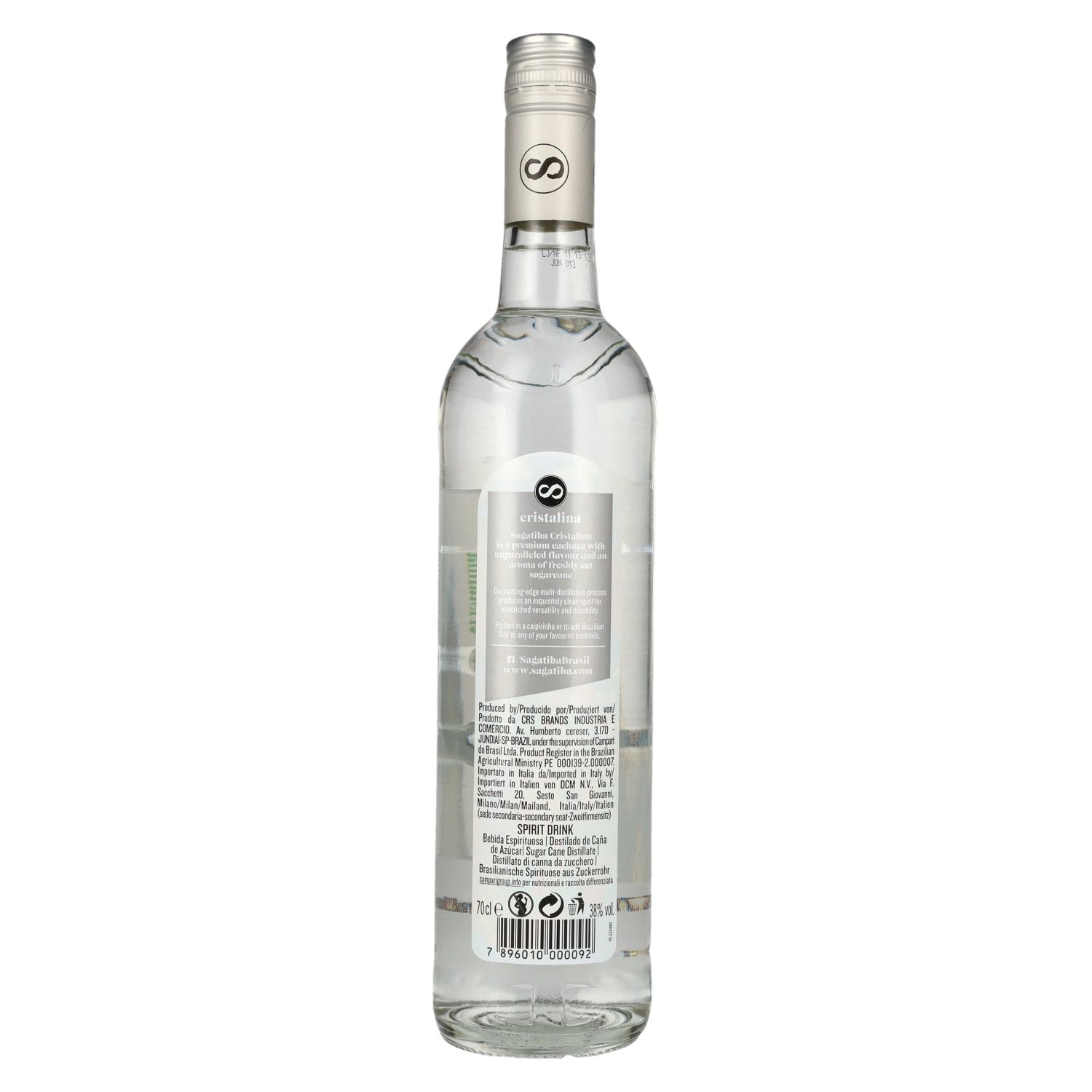 Sagatiba Cachaça Pura 38% Vol. 0,7l