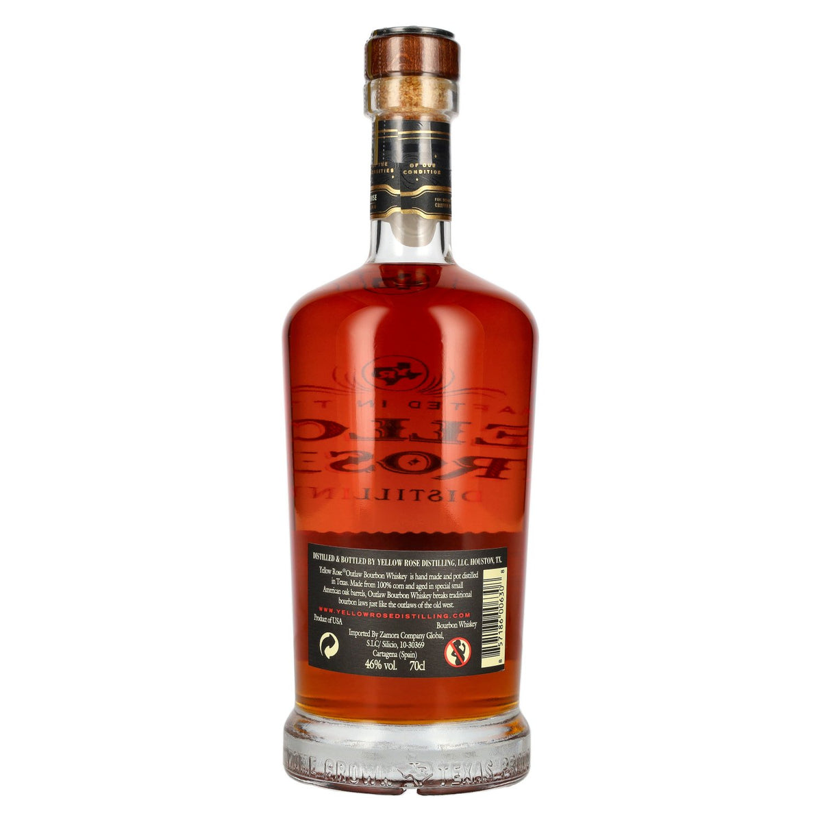 Yellow Rose OUTLAW BOURBON Whiskey 46 % vol. 0,7 l