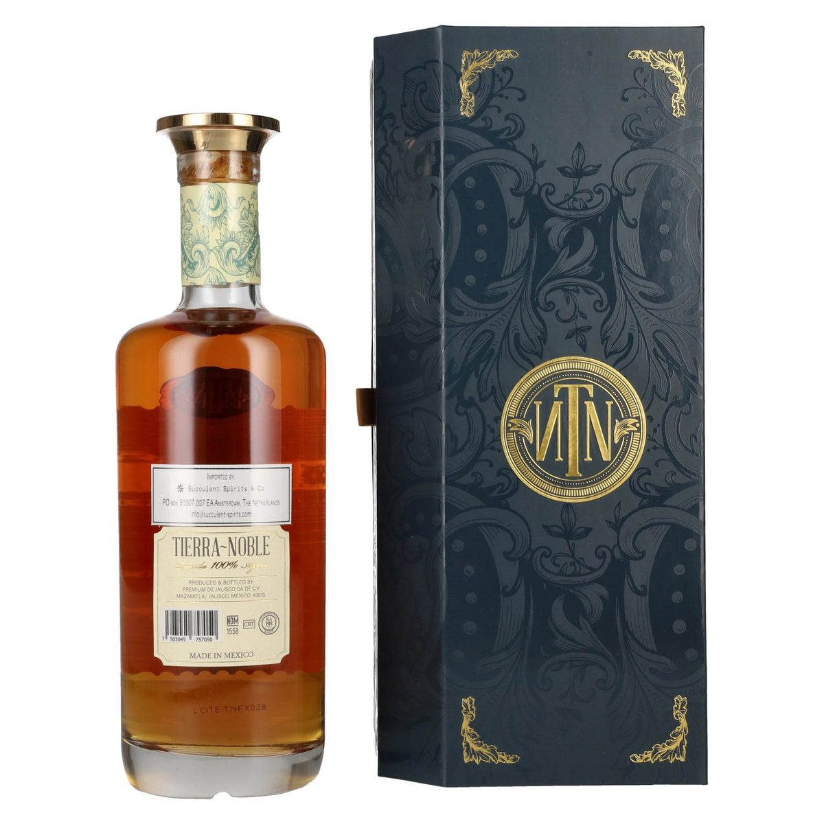 Tierra-Noble EXQUISITO Extra Añejo Tequila 100% agave 40% vol. 0,7 l in geschenkverpakking