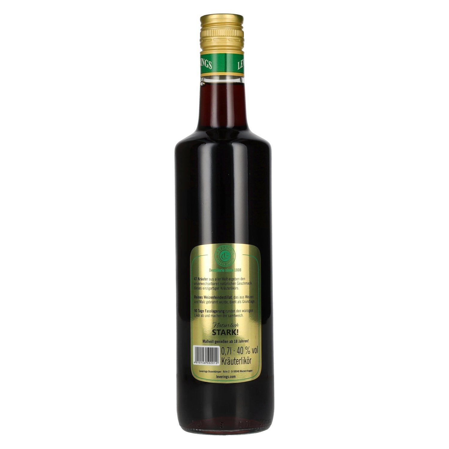 Leverings Ossenkämper Liqueur aux herbes 40% vol. 0,7l