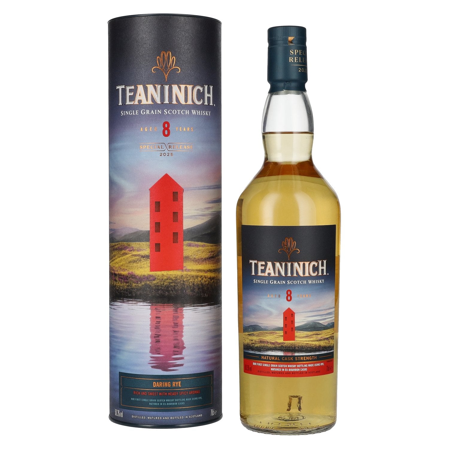 Teaninich 8 Years Old DARING RYE Single Grain Special Release 60,3% Vol. 0,7l in Geschenkbox