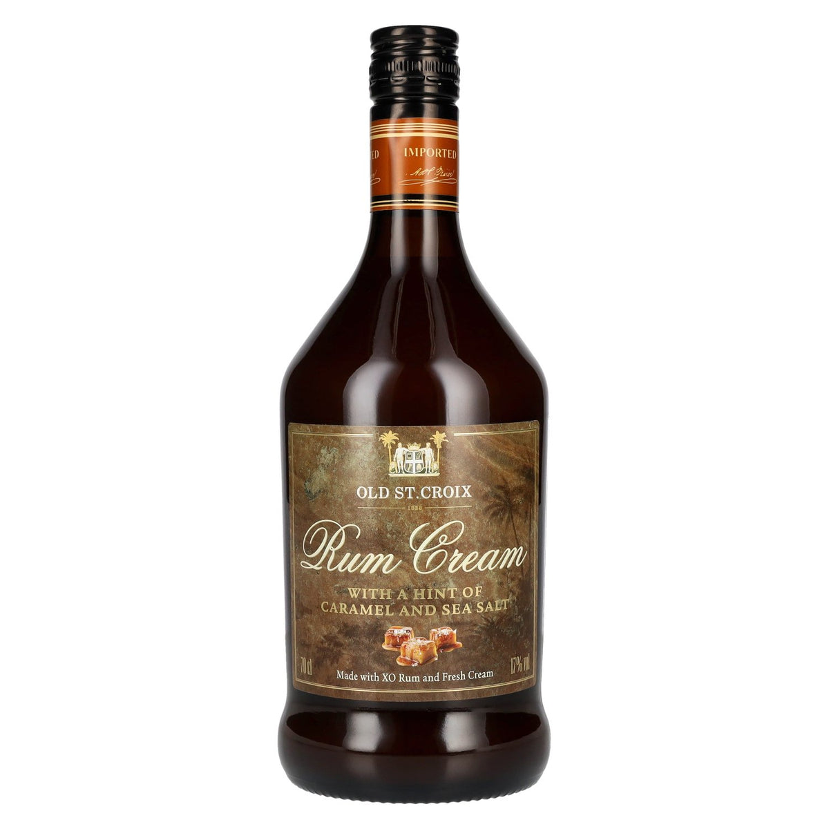 Old St. Croix A.H. Riise Caramel-Cream-Likeur 17% vol. 0,7 l T.H. 10/2026