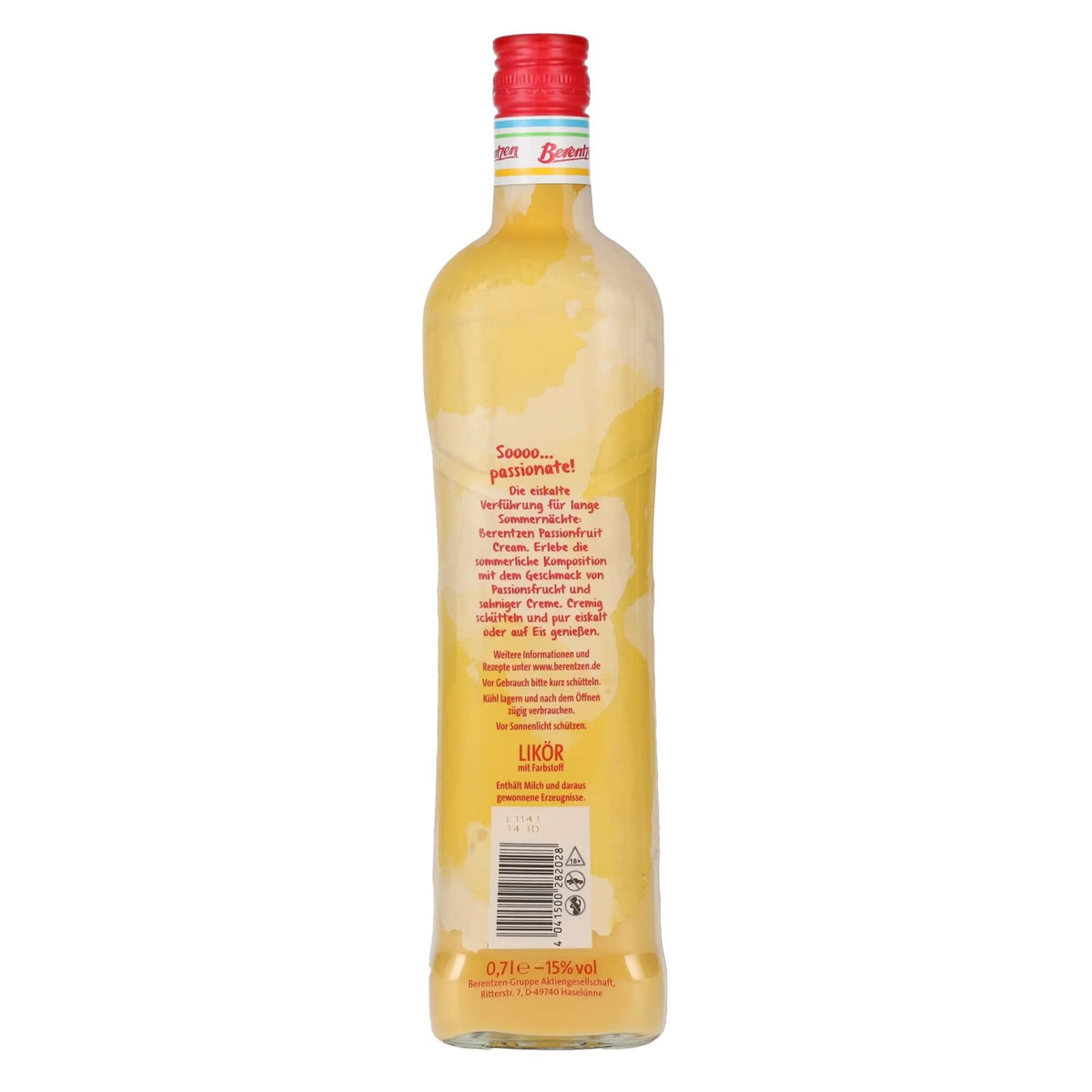 Berentzen Passionfruit Cream Liqueur 15% Vol. 0,7l