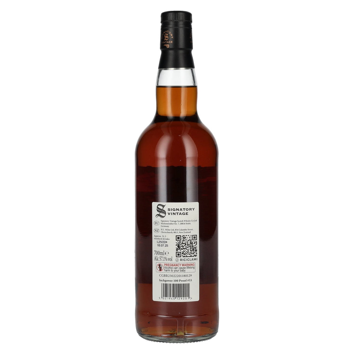 Signatory Vintage 100 Proof Edition INCHGOWER 13 Years Old Single Malt #53 2011 57,1% Vol. 0,7l