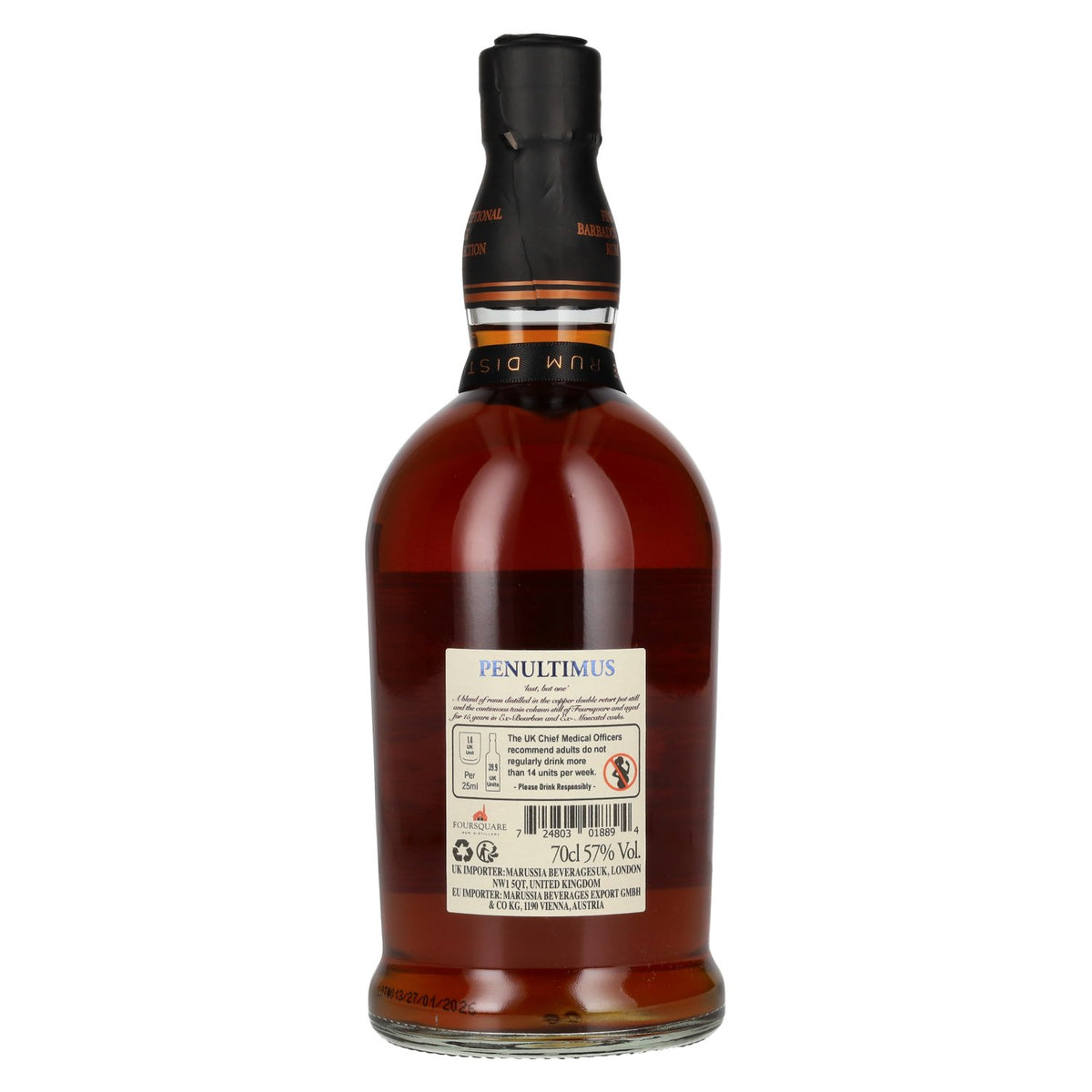 Foursquare 15 ans d'âge Exceptional Cask SELECTION MARK XXX PENULTIMUS 2025 57 % vol. 0,7 l